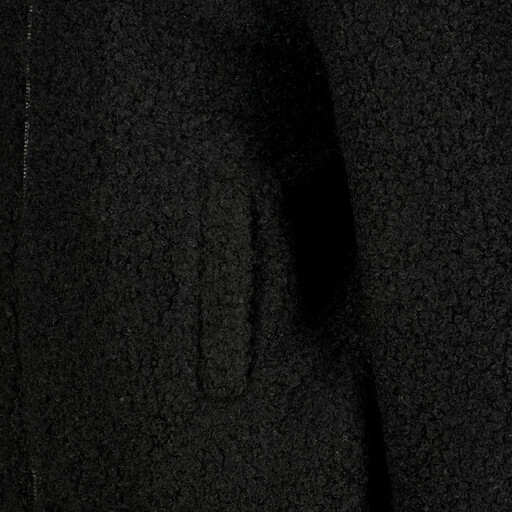 Dames teddy bomber jas zwart