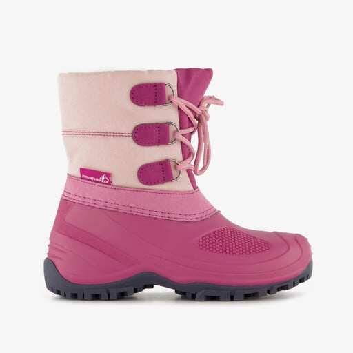 Gevoerde kinder snowboots roze