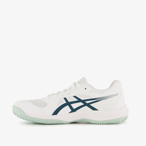 ASICS UPCOURT 6 heren zaalschoenen wit groen