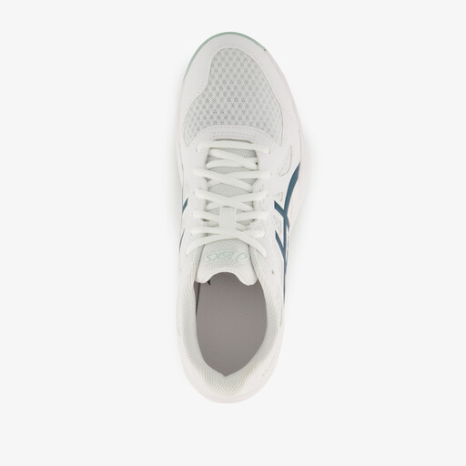 ASICS UPCOURT 6 heren zaalschoenen wit groen