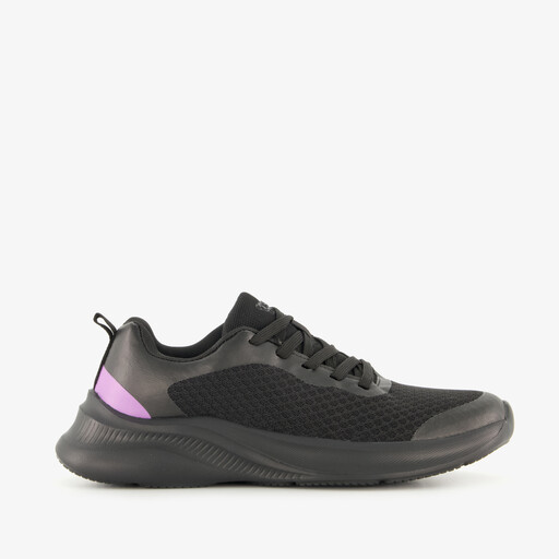 Dames fitnessschoenen zwart paars