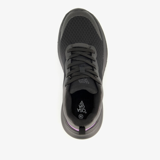 Dames fitnessschoenen zwart paars