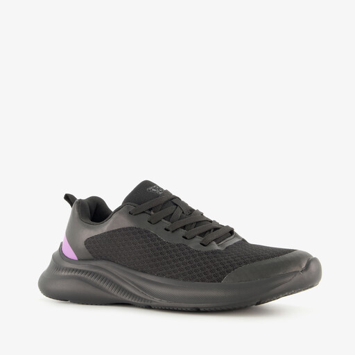 Dames fitnessschoenen zwart paars