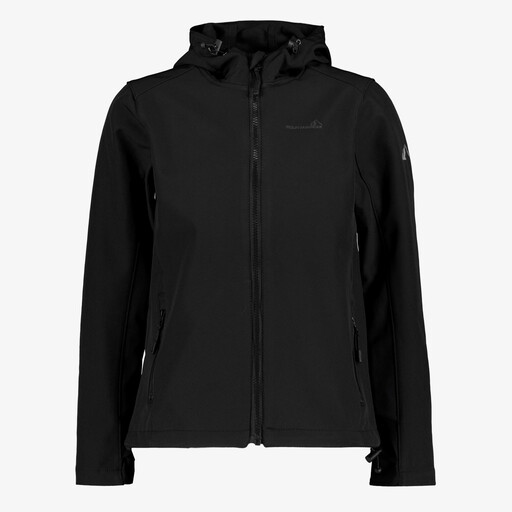 Kinder softshell jas zwart