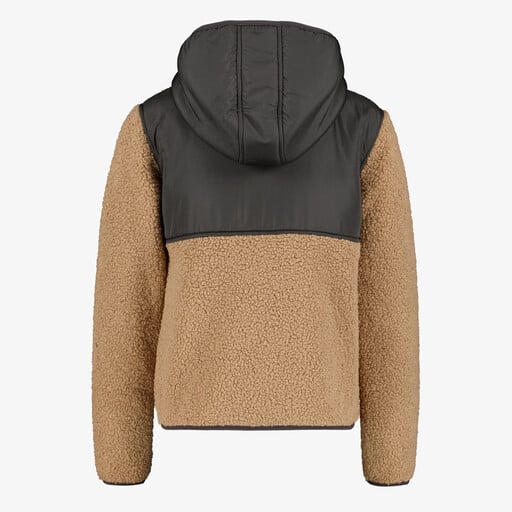 Jongens fleece vest bruin
