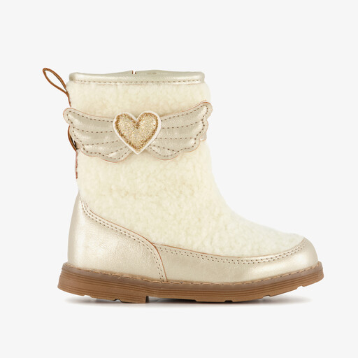 Meisjes teddy laarsjes goud