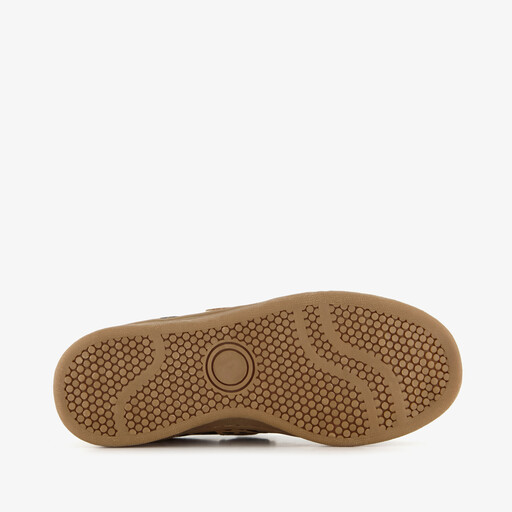 Meisjes sneakers met luipaardprint en metallic