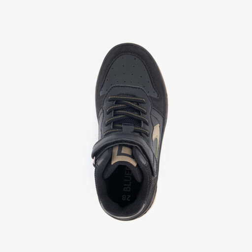 Hoge jongens sneakers zwart beige