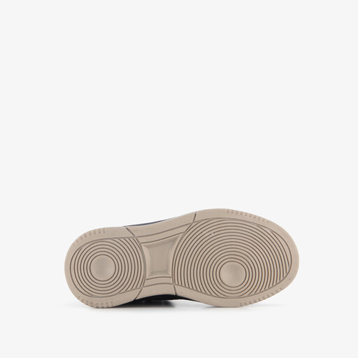 Hoge jongens sneakers zwart beige