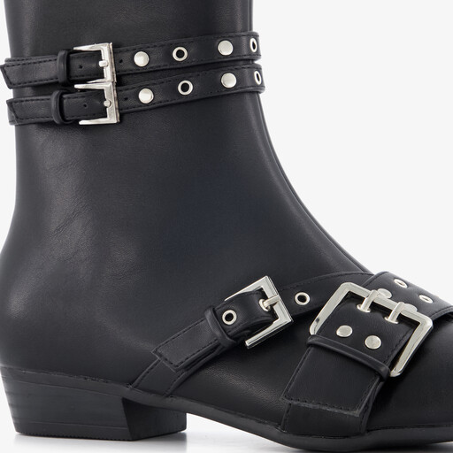 Dames biker boots zwart