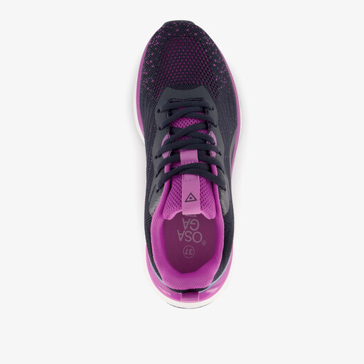 Dames hardloopschoenen zwart roze
