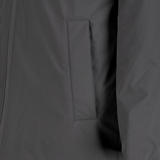 Heren parka winterjas grijs