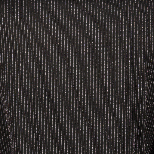 Dames party top zwart zilver