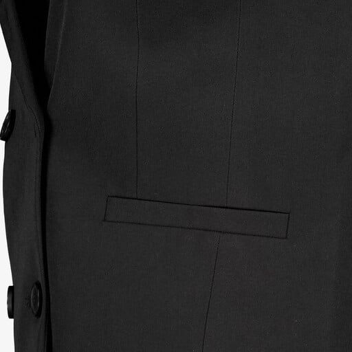 Dames blazer gilet zwart