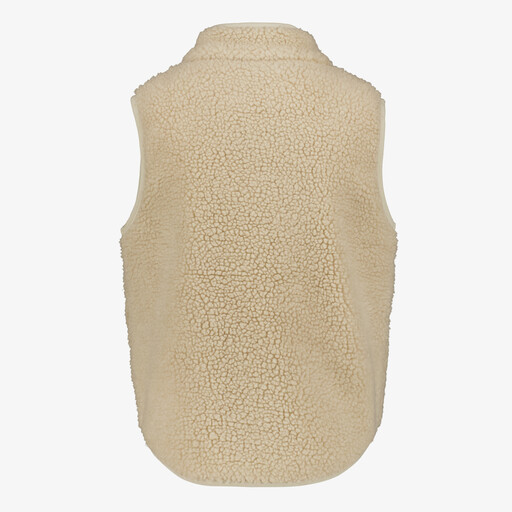 Jongens teddy gilet beige
