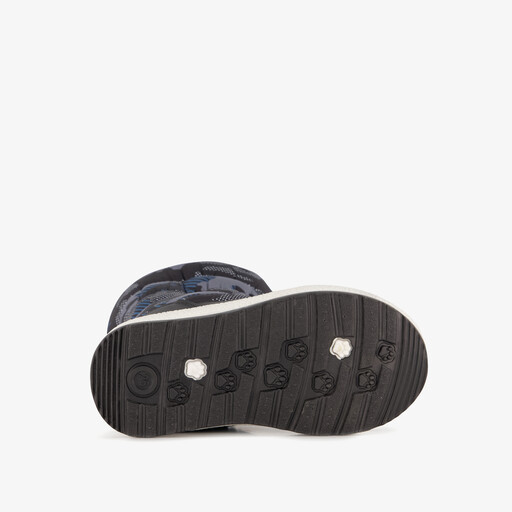 Gevoerde kinder snowboots zwart blauw