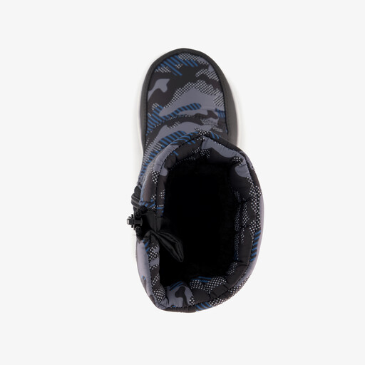 Gevoerde kinder snowboots zwart blauw