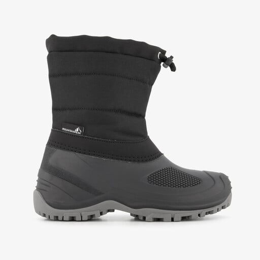 Gevoerde kinder snowboots zwart