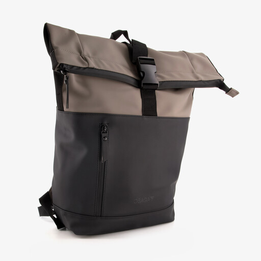 Rolltop rugzak waterdicht zwart 15 liter