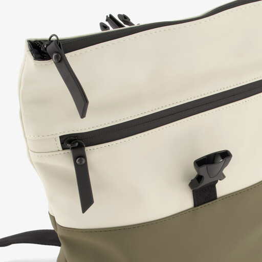 Rolltop rugzak waterdicht groen grijs 8,5 liter