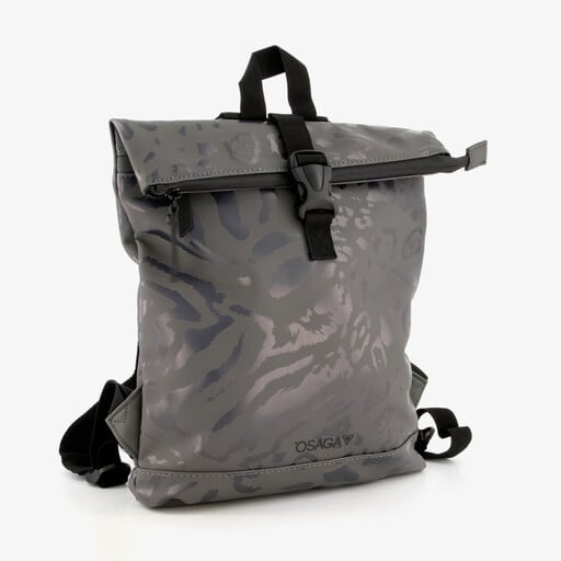 Rolltop rugzak waterdicht zwart 8,5 liter