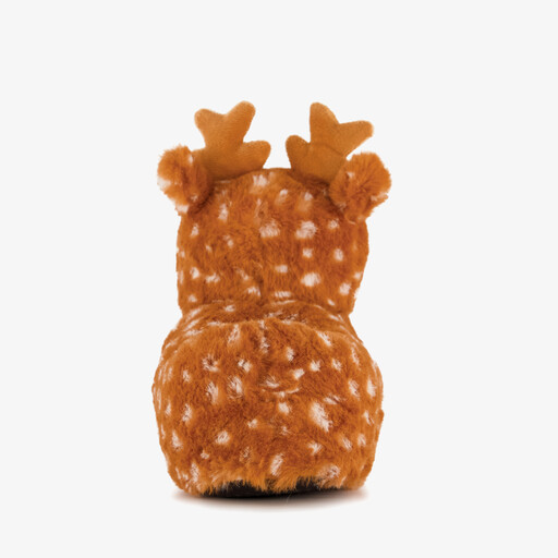 Kinder pantoffels hert bruin