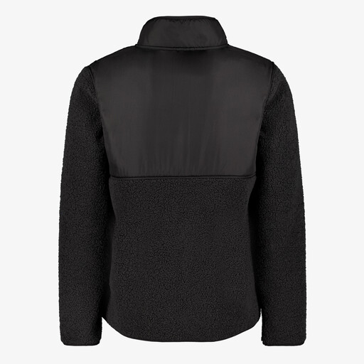 Heren fleece jack zwart