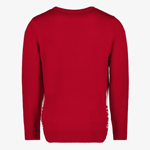 Foute kersttrui heren met rendier rood