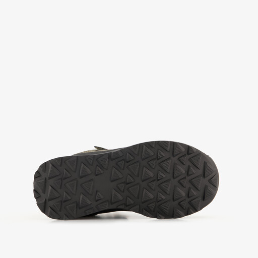 Hoge sneakers jongens zwart/groen