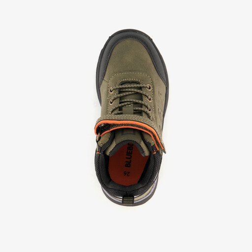 Hoge sneakers jongens zwart/groen