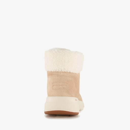 On-the-GO Glacial suède veterboots beige