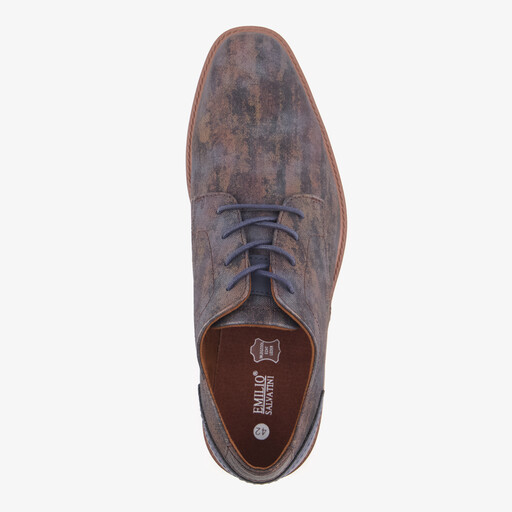 Heren veterschoenen blauw