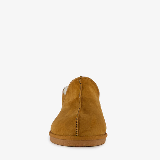 Halfhoge heren pantoffels bruin
