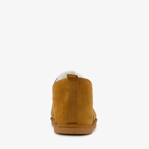 Halfhoge heren pantoffels bruin