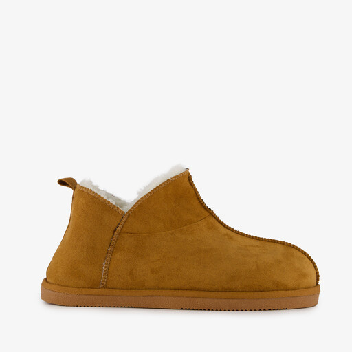 Halfhoge heren pantoffels bruin