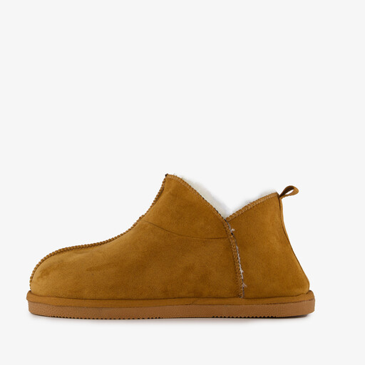 Halfhoge heren pantoffels bruin