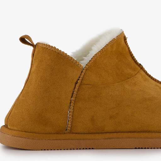 Halfhoge heren pantoffels bruin