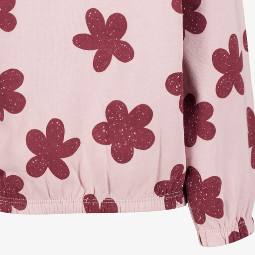 Name It meisjes trui met bloemen roze