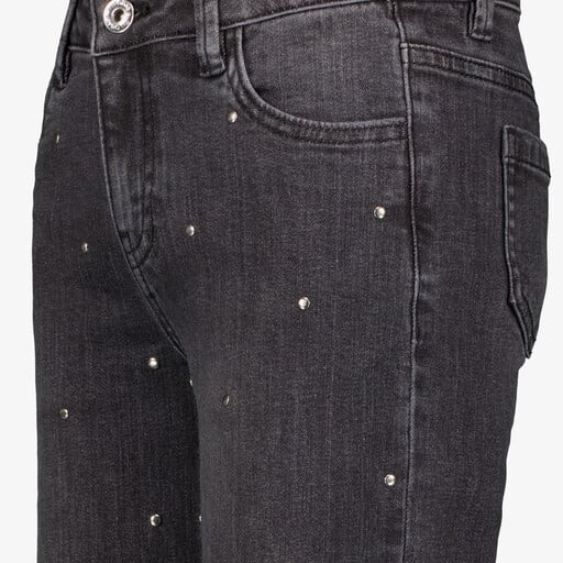Twoday meisjes jeans met studs zwart