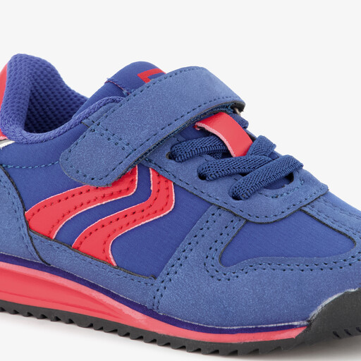 Jongens sneakers blauw rood