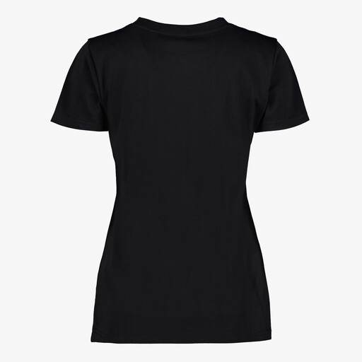 Dames T-shirt met opdruk zwart