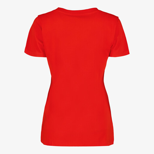Dames T-shirt met opdruk rood
