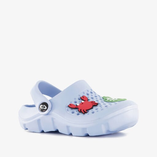 Jongens klompen met zeedieren lichtblauw