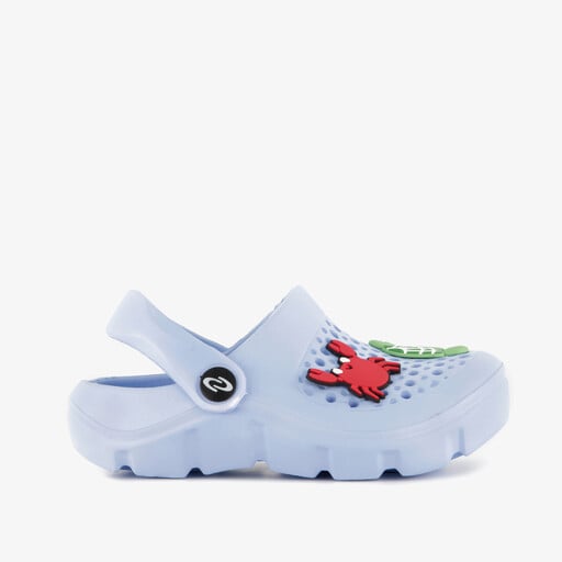Jongens klompen met zeedieren lichtblauw