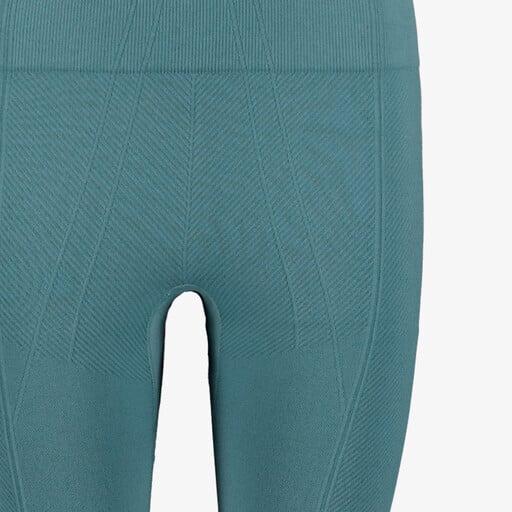 Seamless dames sportlegging turquoise