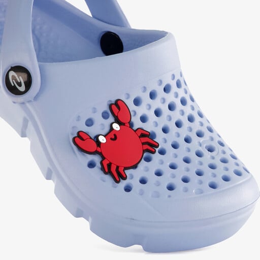 Jongens klompen met zeedieren lichtblauw