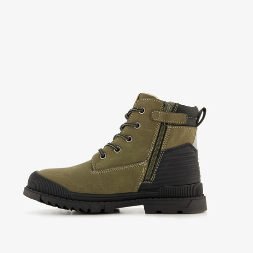 Jongens veterboots groen