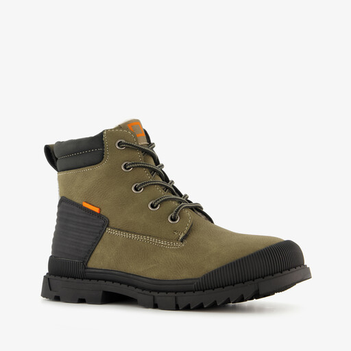 Jongens veterboots groen