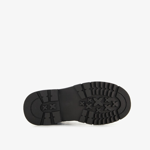 Jongens veterboots met camouflage zwart