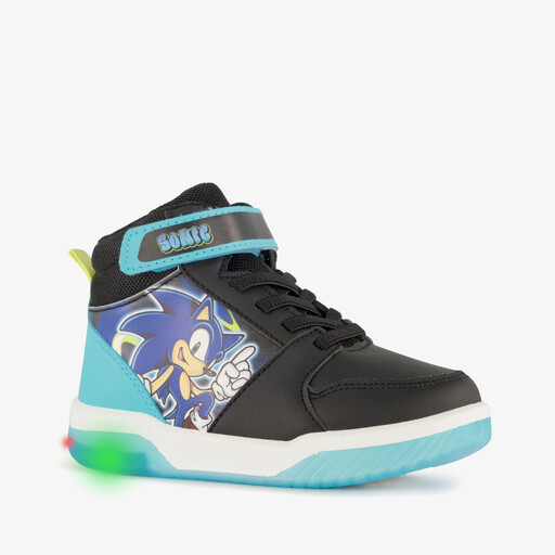 Jongens sneakers zwart blauw